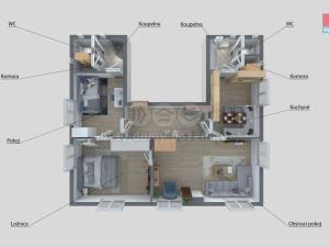 Prodej bytu 3+1, Děčín - Děčín III-Staré Město, Oblouková, 90 m2