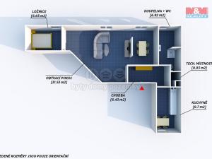 Pronájem bytu 2+1, Plzeň - Jižní Předměstí, Hřímalého, 64 m2