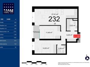 Prodej bytu 3+kk, Kolín, 5. května, 73 m2