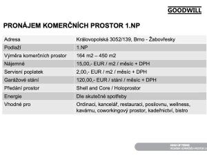 Pronájem obchodního prostoru, Brno, Královopolská, 286 m2