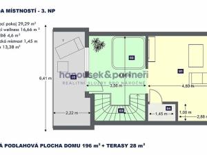 Prodej bytu 6+kk a větší, Praha - Jinonice, Na Hutmance, 196 m2