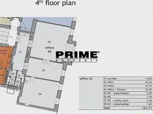 Pronájem kanceláře, Praha - Nové Město, Spálená, 125 m2