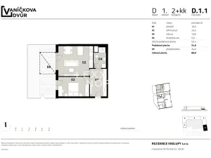 Prodej bytu 2+kk, Kralupy nad Vltavou, 55 m2