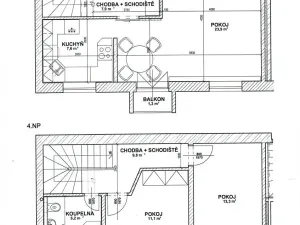 Pronájem bytu 3+1, Ostrava, Pelclova, 84 m2