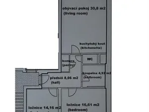 Pronájem bytu 3+kk, Praha - Kunratice, Muškova, 96 m2