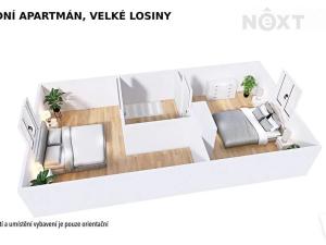 Prodej ubytování, Velké Losiny, Osvobození, 67 m2