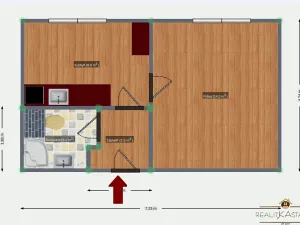 Pronájem bytu 1+1, Liberec, Ještědská, 31 m2