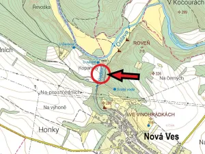 Prodej pole, Nová Ves, 1230 m2