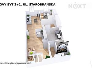 Prodej bytu 2+1, Šumperk, Starobranská, 73 m2