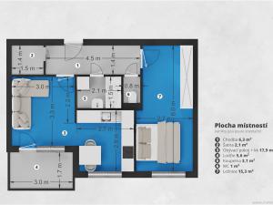 Prodej bytu 2+kk, Klecany, V Honech, 52 m2