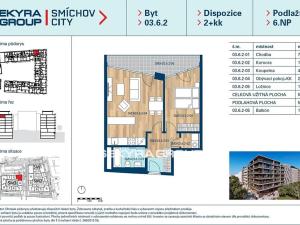 Prodej bytu 2+kk, Praha - Smíchov, Šiklové, 55 m2