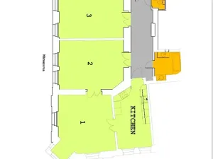 Pronájem bytu 3+1, Praha - Vinohrady, Mánesova, 101 m2