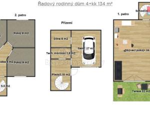 Pronájem bytu 4+kk, Nymburk, Na Splavech, 134 m2