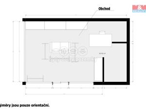 Pronájem obchodního prostoru, Plzeň - Skvrňany, Obchodní, 45 m2