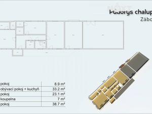 Prodej rodinného domu, Záboří, 110 m2