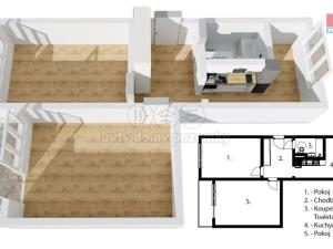 Prodej bytu 2+1, Ústí nad Labem - Neštěmice, Mlýnská, 65 m2