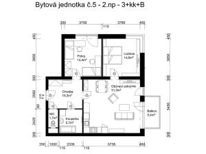 Prodej bytu 3+kk, Lanškroun, 86 m2