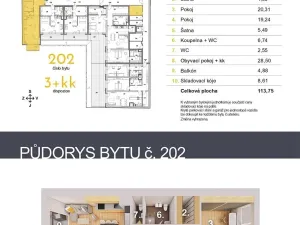 Prodej bytu 3+kk, České Budějovice, Fráni Šrámka, 113 m2