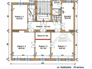 Prodej bytu 5+1, Praha - Staré Město, Haštalská, 145 m2