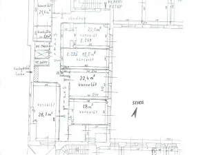 Pronájem kanceláře, Praha - Staré Město, Národní, 23 m2