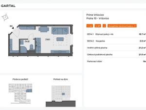 Prodej bytu 1+kk, Praha - Vršovice, Bajkalská, 22 m2