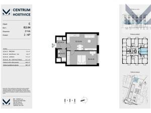 Prodej bytu 2+kk, Hostivice, Čsl. armády, 50 m2