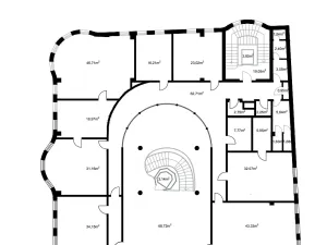 Pronájem kanceláře, Rokycany, Malé náměstí, 412 m2