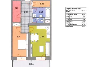 Prodej bytu 2+kk, Milovice, Rakouská, 64 m2