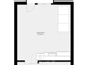 Pronájem bytu 1+kk, Beroun, U Židovského hřbitova, 30 m2