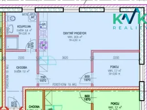 Pronájem bytu 2+kk, Hroznětín, ČSA, 50 m2