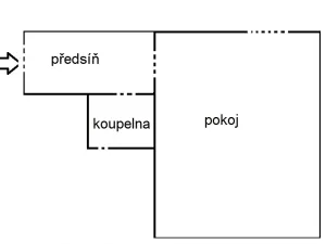 Pronájem bytu 1+kk, Praha - Libeň, V zahradách, 26 m2