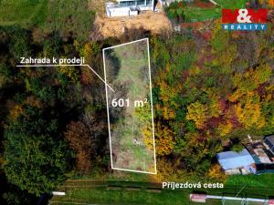 Prodej zahrady, Zlín - Příluky, 601 m2