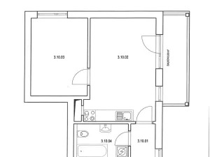 Pronájem bytu 2+kk, Letovice, 42 m2