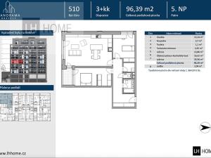 Prodej bytu 3+kk, Praha - Chodov, Gregorova, 96 m2