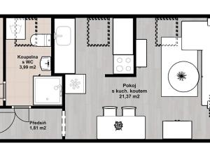 Prodej bytu 1+kk, Moravská Třebová, Školní, 30 m2