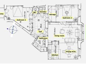 Pronájem bytu 3+kk, Praha - Josefov, Elišky Krásnohorské, 98 m2