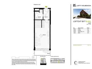 Prodej bytu 1+kk, Praha - Vysočany, Kolbenova, 45 m2