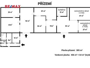 Pronájem obchodního prostoru, Nymburk, Palackého třída, 642 m2