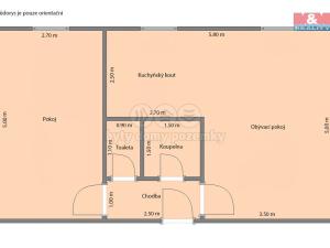 Prodej bytu 2+kk, Meclov - Třebnice, 41 m2