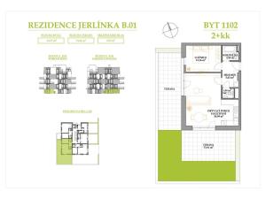 Prodej bytu 2+kk, Brno, Jerlínová, 53 m2