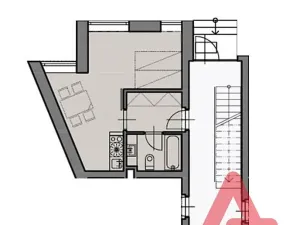 Prodej bytu 1+kk, Loučná pod Klínovcem, 27 m2