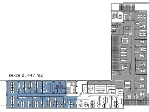 Pronájem kanceláře, Praha - Nusle, Na Pankráci, 447 m2