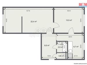 Prodej bytu 2+1, Chodov, Říjnová, 56 m2