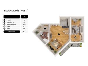 Prodej bytu 2+kk, Praha - Záběhlice, Kamelova, 62 m2