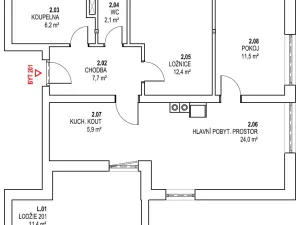 Prodej bytu 3+kk, Vrchlabí, 77 m2