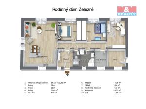 Prodej rodinného domu, Železné, 132 m2