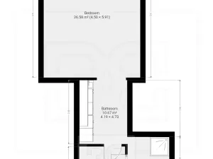 Pronájem bytu 1+1, Praha - Libeň, Zenklova, 44 m2