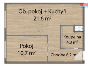 Prodej bytu 2+kk, Jince, Zborovská, 42 m2