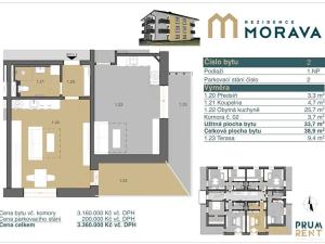 Prodej bytu 1+kk, Zábřeh, Leštinská, 34 m2