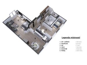 Prodej bytu 3+kk, Jenišovice, 70 m2